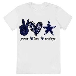 Peace Love Dallas Cowboys Shirt